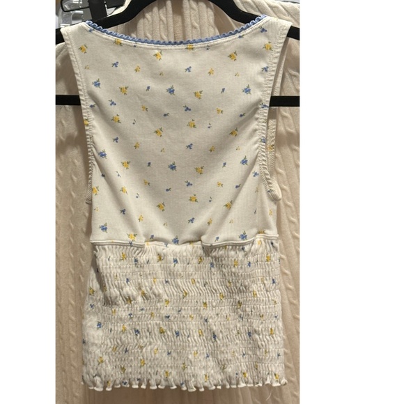 Rouje - Pearl Mini Fleurs Top - Ecru w/mini flowers - Size US 2 (FR 36) - Picture 8 of 12